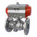 ANSI B16.34 Flanged Ball Valve with ISO Pad